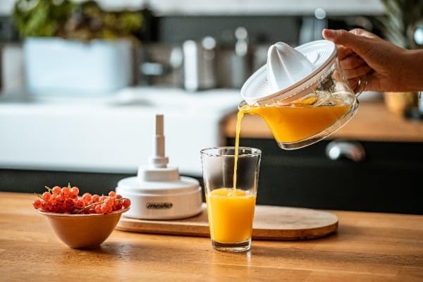 ADLER Mesko Zitruspresse, 40 W Leistung, 0,5 L Kapazität