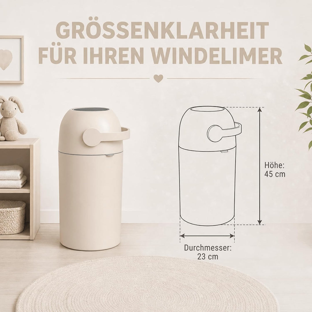 Set Magic Windeleimer Majestic &amp; Windel Blaubär | Kinderhaus Blaubär: Diaper Keeper 12L mit Geruchss