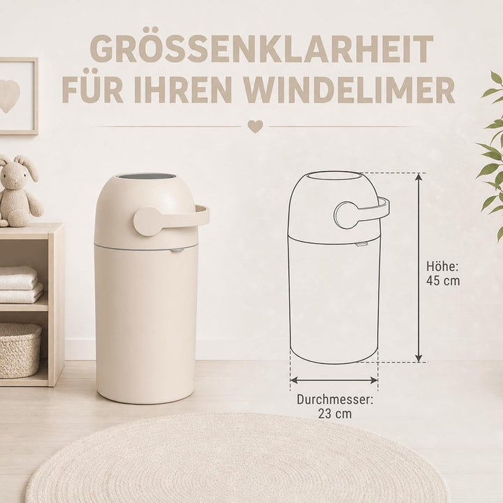Set Magic Windeleimer Majestic &amp; Windel Blaubär | Kinderhaus Blaubär: Diaper Keeper 12L mit Geruchss