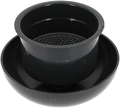 Lüftungskappe PVC Ø 100 mm Schiefer mit Moskitonetz