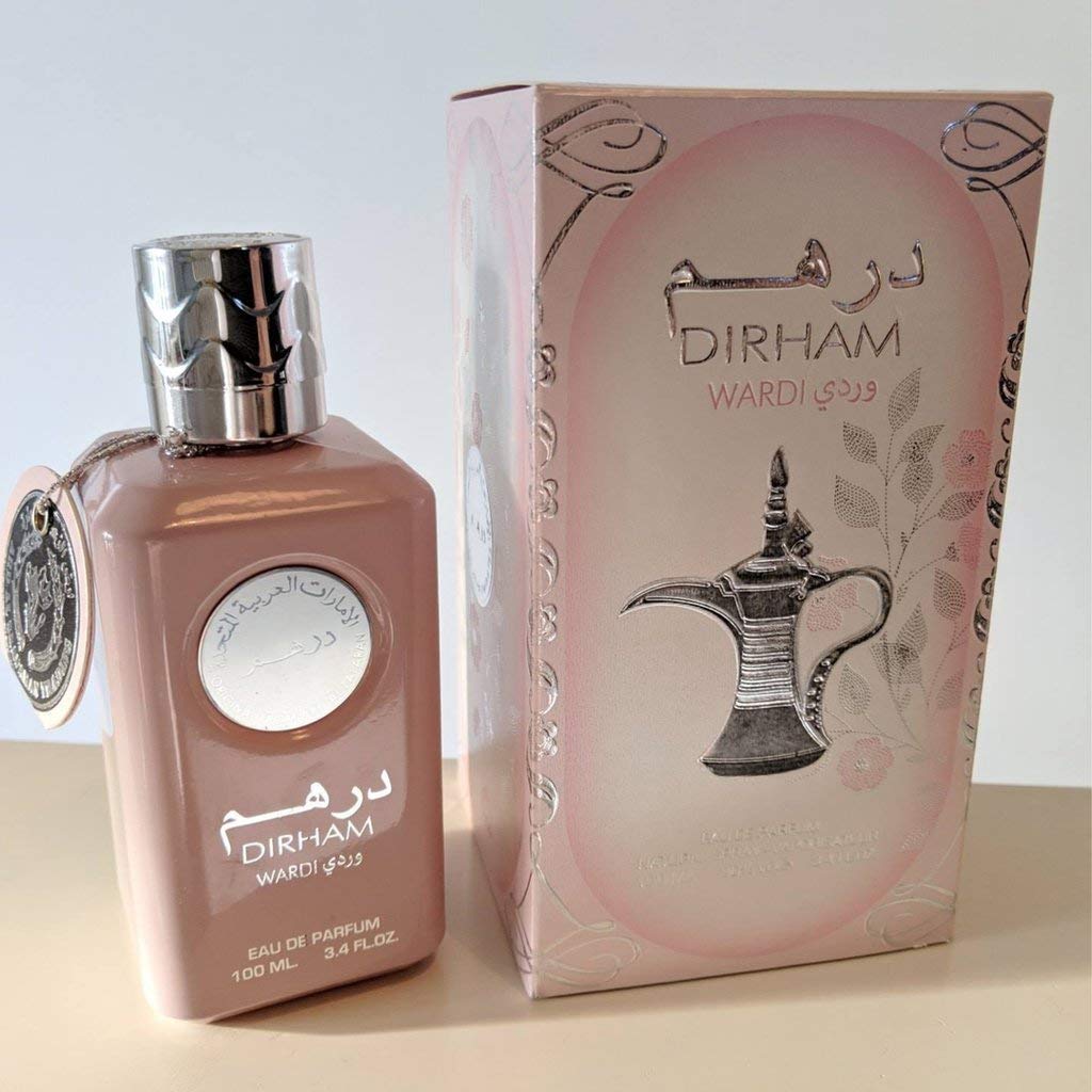Ard Al Zaafran natürliches Parfum „Dirham Wardi Edp“, Qualitätsspray, 100 ml, bester Duft für Frauen