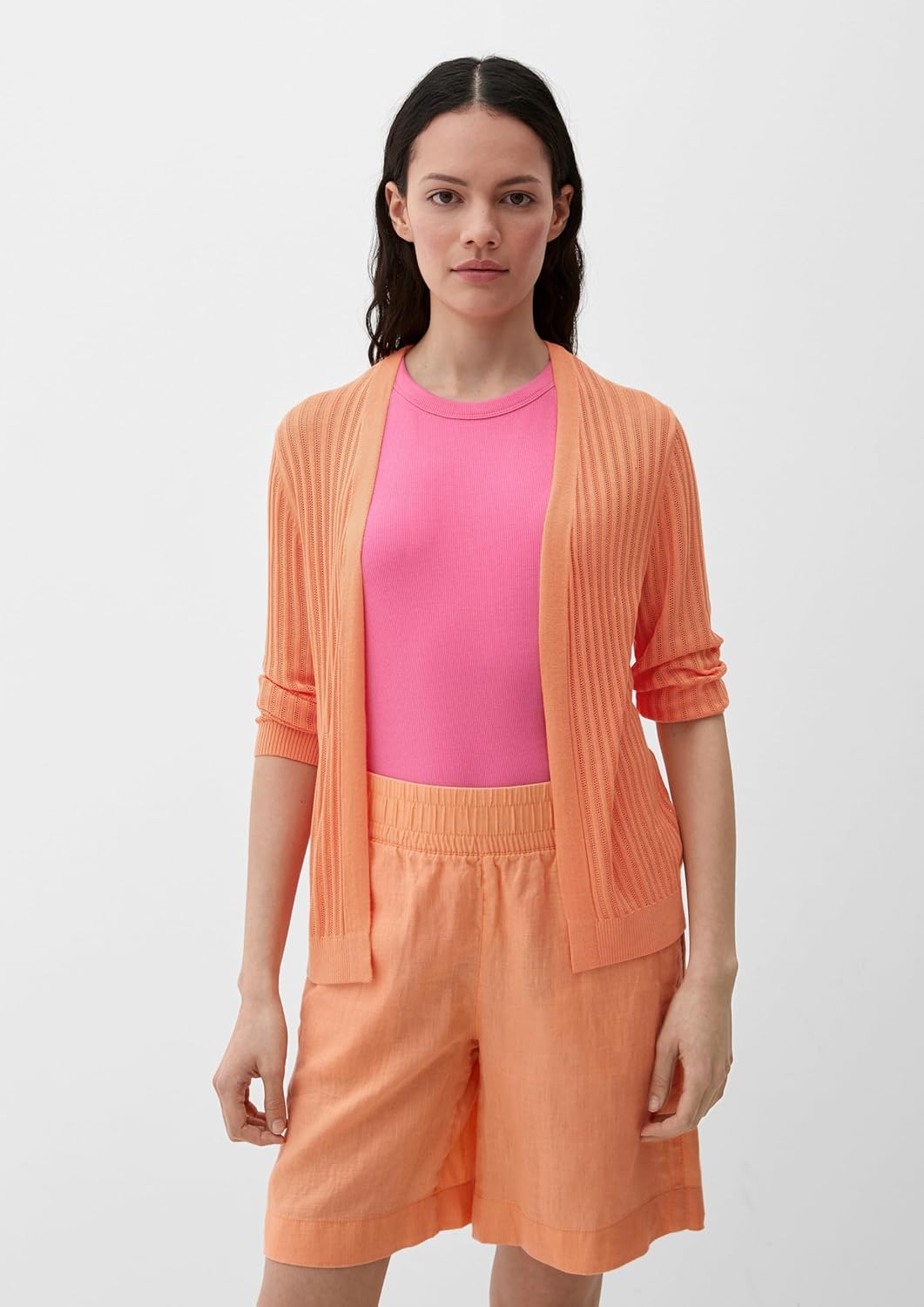 s.Oliver Damen Strickjacke 36 Orange 2115, 36 Orange 2115