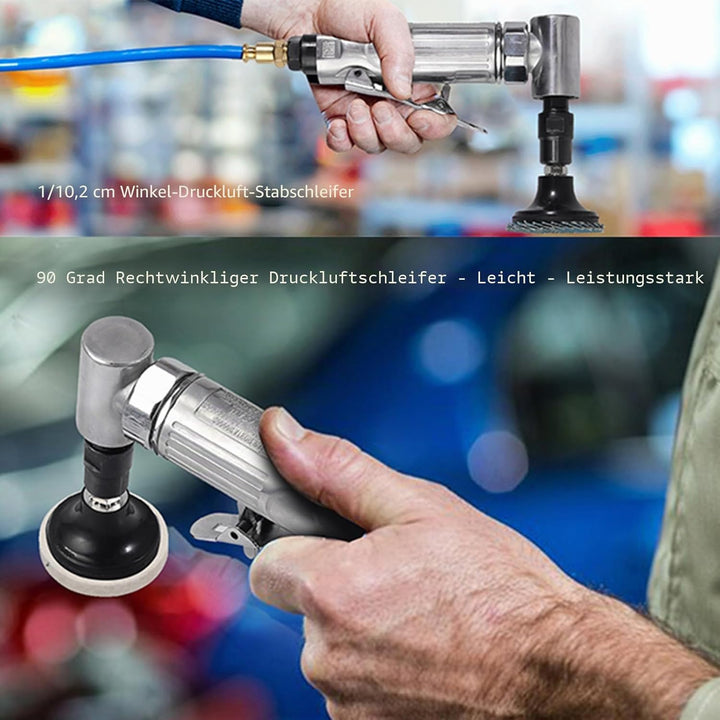EYPINS Druckluftschleifer Set, Druckluft Winkelschleifer Stabschleifer Gesenkschleifer 90° Winkel Sc