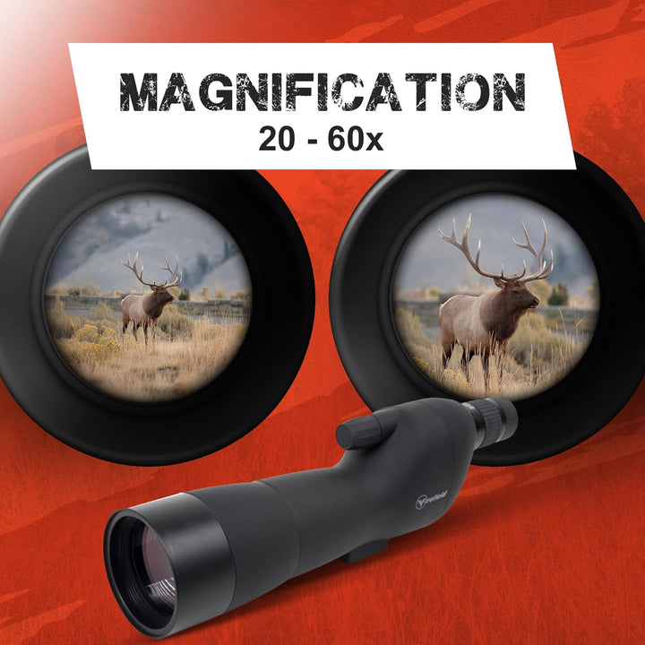 Firefield SE Spotting Scope and Tripod Schwarz 20-60 x 60 SE, Schwarz 20-60 x 60 SE