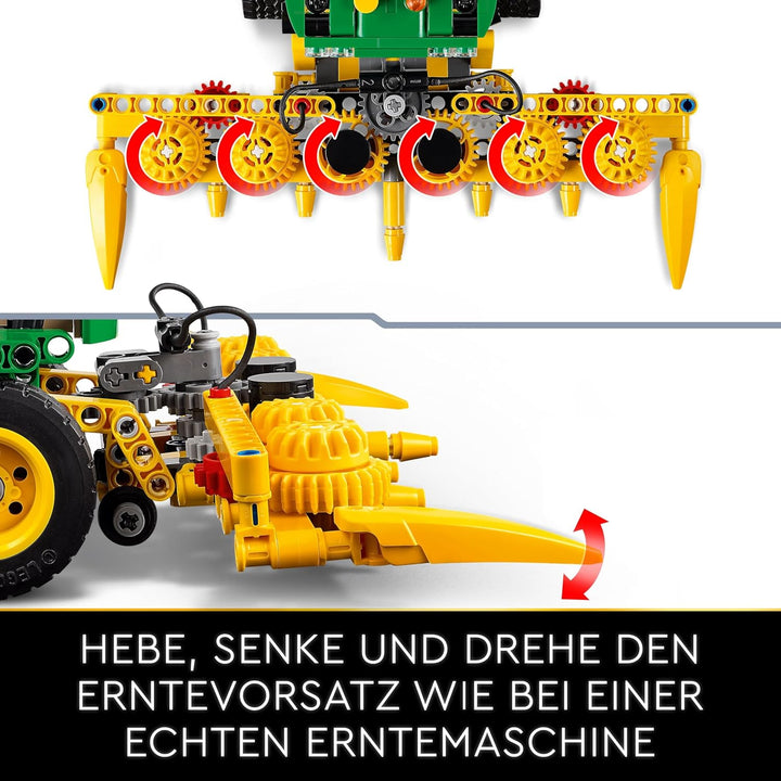 LEGO Technic John Deere 9700 Forage Harvester, Traktor-Spielzeug für Kinder, Bauernhof-Set, Fahrzeug