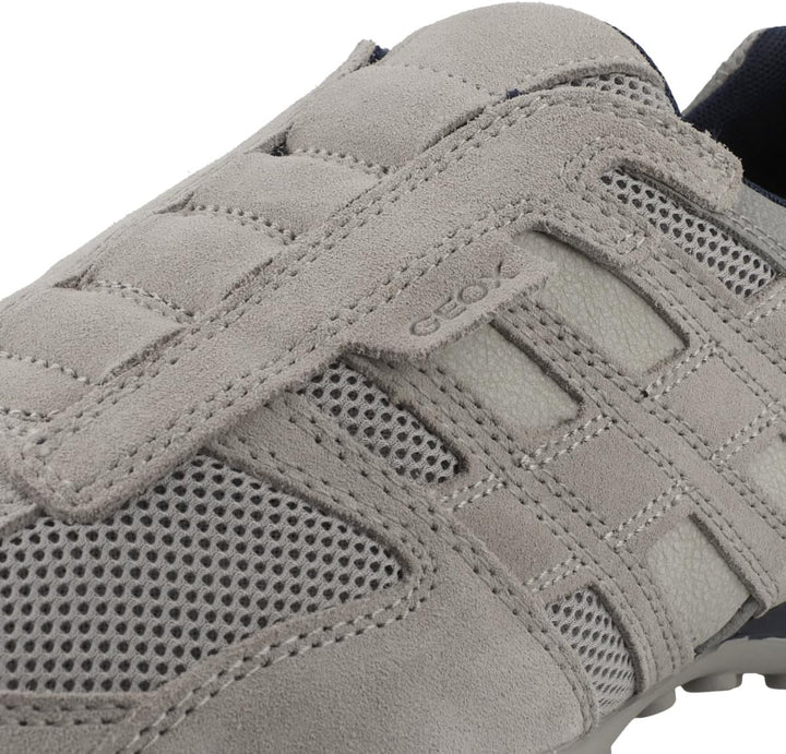 Geox Jungen Uomo Snake B Sneaker 40 EU Rock Lt Grey, 40 EU Rock Lt Grey