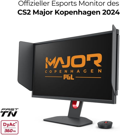 BenQ Zowie XL2566K 24,5 Zoll TN 360 Hz Gaming-Monitor | Bewegungsschärfe mit DyAc+ 1080P XL Setting