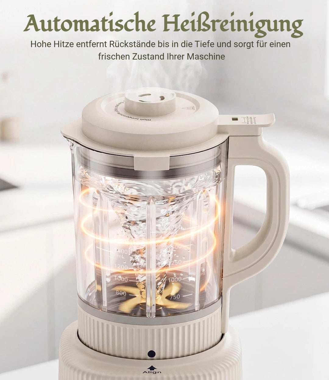 Nussmilch Maschine 11-in-1, 1,75L Automatisch Sojamilchbereiter, Für Selbstgemachte Pflanzenmilch, H