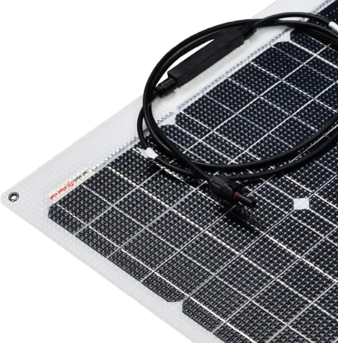 enjoy solar ETFE Marine Semiflexibles Solarmodul 100W 12V PERC Zellen Solarpanel Marine Wohnmobil Ya