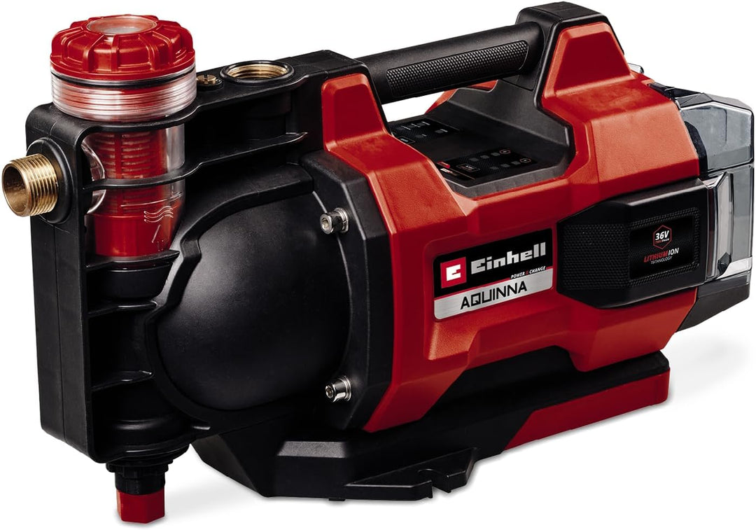 Einhell automatische Akku-Gartenpumpe AQUINNA 36/38 F LED AUTOMATIC Power X-Change (36 V, max. 3800
