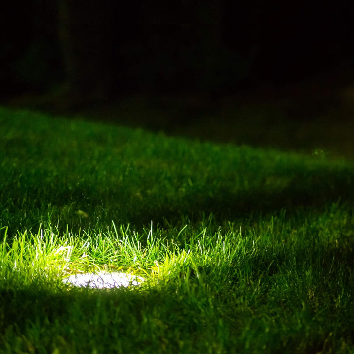 SSC-LUXon BORU LED Bodeneinbaustrahler rund IP67 für Aussen - inkl. LED GU10 warmweiss 2W - Gartenbe