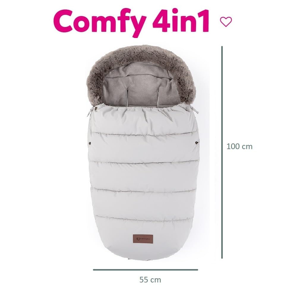 Petite&Mars COMFY 4in1 Schlafsack für Kinderwagen Buggy Einlage für Kinderwagen* Fusssack * Wintersc