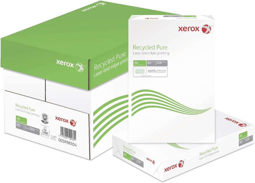 Xerox Recycled Pure Recyclingpapier, weiss, CIE 110, 80 g/m², A4, 5 x 500 Blatt