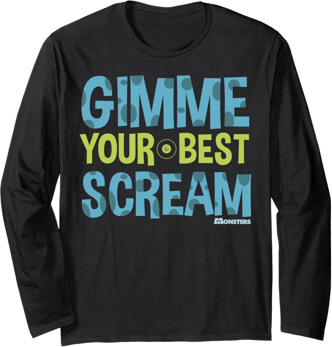Disney Pixar Monsters University Your Best Scream C1 Langarmshirt