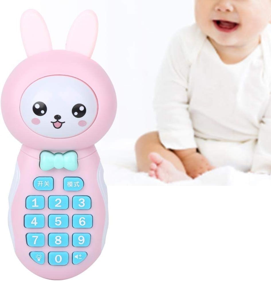 Zerodis Multifunktionales Baby-Musikspielzeug, Cartoon Kid Handy Elektronisches Telefon Spielzeug Mu