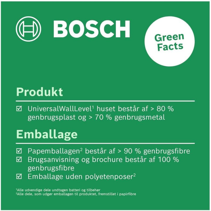 Bosch Laser-Wasserwaage UniversalWallLevel (3-in-1-Werkzeug: Wasserwaage, Linienlaser zum einfachen