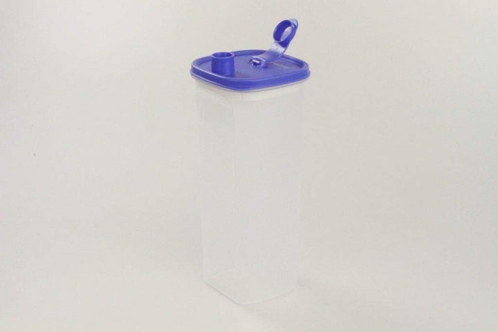 TUPPERWARE Erfrischer 2,0 L blau mit Sieb Eidgenosse Saft Kanne Mess & Go