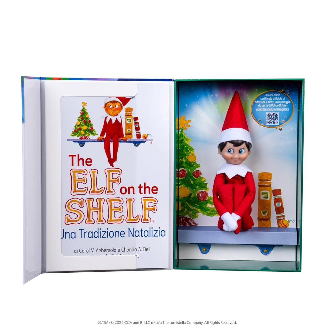 CreativaMente Elf on The Shelf männlich auf Italienisch: Eine Weihnachtstradition - Original männlic