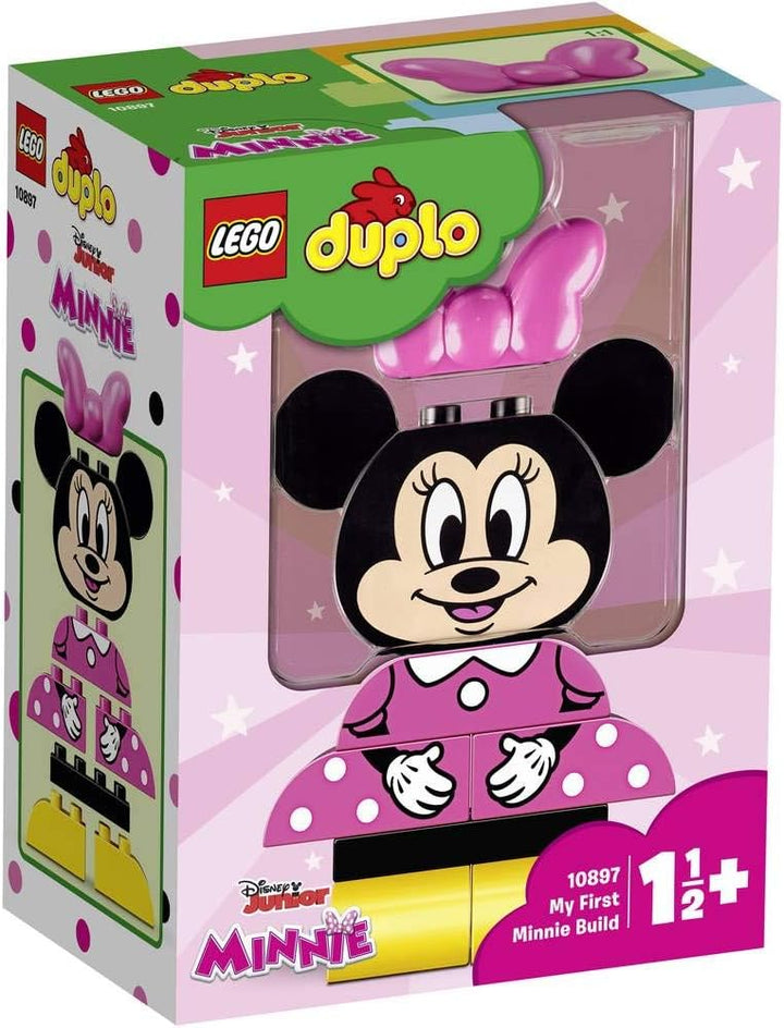 LEGO 10897 DUPLO Disney Meine erste Minnie Maus, Bauset mit 2 baubaren Outfits, Vorschulspielzeug fü