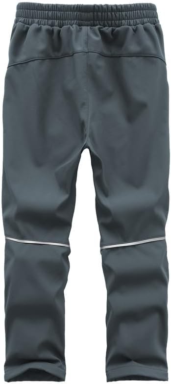 Zzkouine Kinder Softshellhose Schneehose Thermohose Hosen Jungen Mädchen Winterhose Outdoorhose Wand