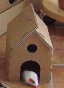 Katzenhaus aus Wellpappe, Katzenkorb, Katzenhöhle, Kartonhaus