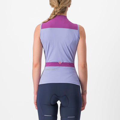 CASTELLI Damen Solaris Sleeveless Jersey T-Shirt XS Violettes Nebel/Amethyst, XS Violettes Nebel/Ame