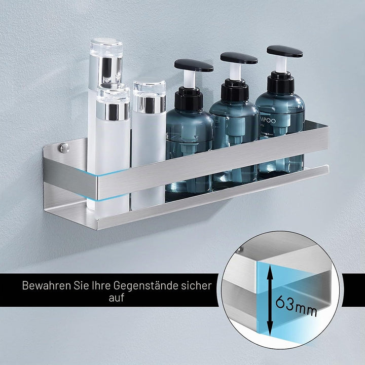 KES Duschablage Edelstahl SUS304 Duschregal Duschkorb Ablage Bad Dusche Aufbewahrung Wandregal Badez