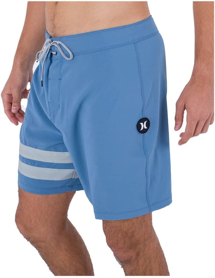 Hurley Herren Block Party 18' Badeshorts für Herren, Deep Aqua