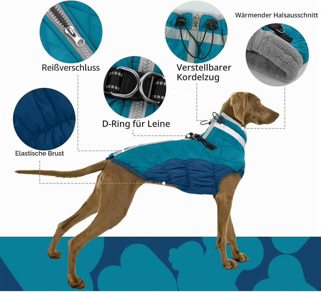 Hundemantel XS, Hundepulli für Kleine Hunde Welpenmantel Hundepullover Hundejacken Winterweste für K