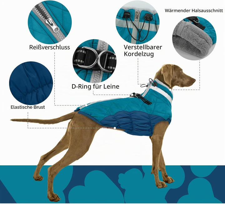 Hundemantel XS, Hundepulli für Kleine Hunde Welpenmantel Hundepullover Hundejacken Winterweste für K