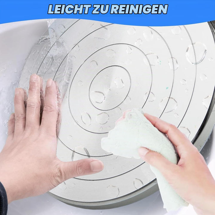 Töpferscheibe, 30cm Aluminium Drehscheibe Craft Clay Drehteller, DIY Tonwerkzeuge Doppelseitige Kuch