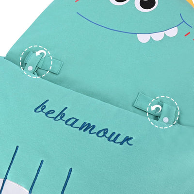 Bebamour Baby Schlafsack 0-18 Monate Niedlich Junge Mädchen Schlafsack Baby Wrap Blanket (Blue Dino/