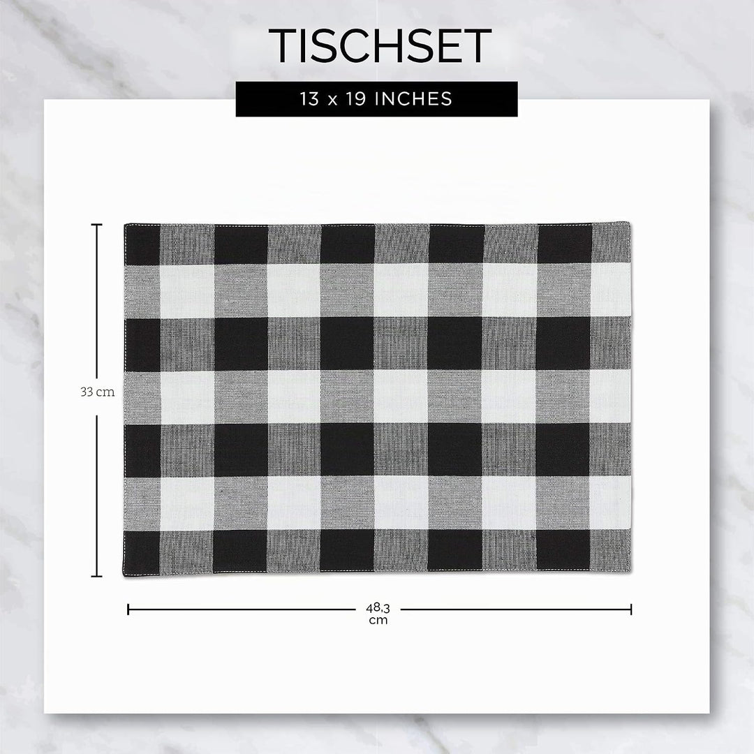 DII Basic Everyday Gerippte Tischset 100% Baumwolle Tischset 13x19 Artischocke 6-teilig, Artischocke