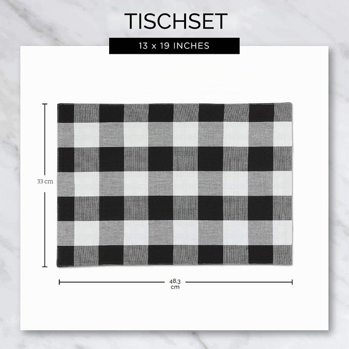 DII Basic Everyday Gerippte Tischset 100% Baumwolle Tischset 13x19 Artischocke 6-teilig, Artischocke