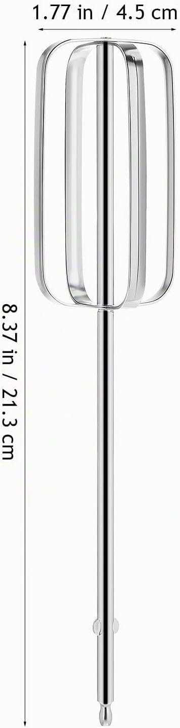 2er-set Handmixer-besen, Ersatz-eierquirl aus Edelstahl, Teigknetwerkzeug für Küche Und Haushalt