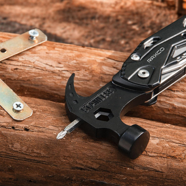 Vatertag Geschenk, RAXCO 15 in 1 Multitool Hammer Plier und Multifunktionswerkzeug Multitool Zange f