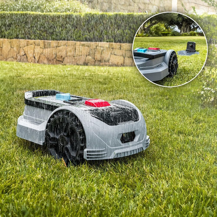 Cecotec Rasenmähroboter mit App Conga Grasshopper 500. Digitaler Brushlessmotor, Flächen von 500 m²,