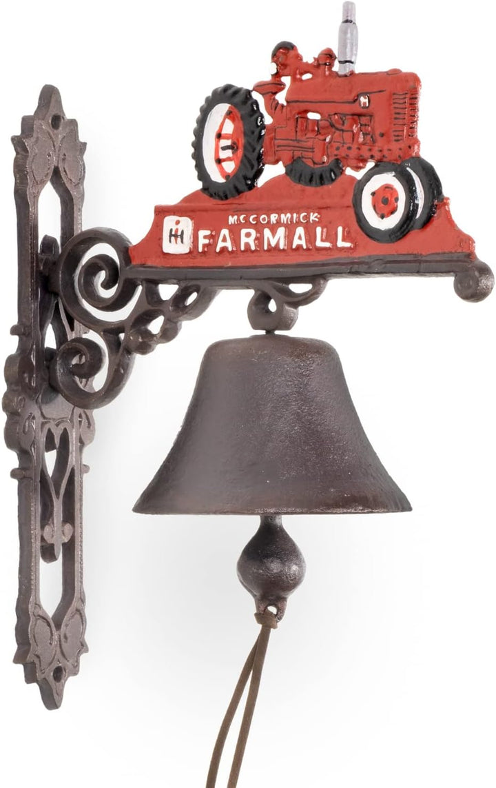 Moritz Deko Glocke Trecker Rot 57 x 14 x 26 cm I Wandglocke I Glocke Haustür I zum Aufhängen I Türgl