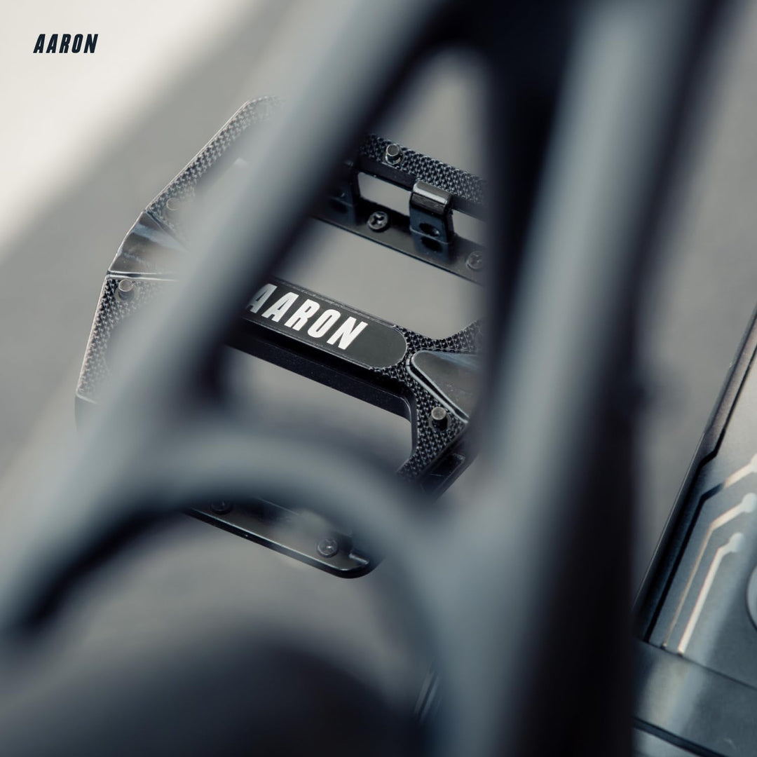 AARON Rock - MTB Pedale Fahrrad aus Alu mit abgedichteten Industrie-Kugellager, rutschfest durch aus