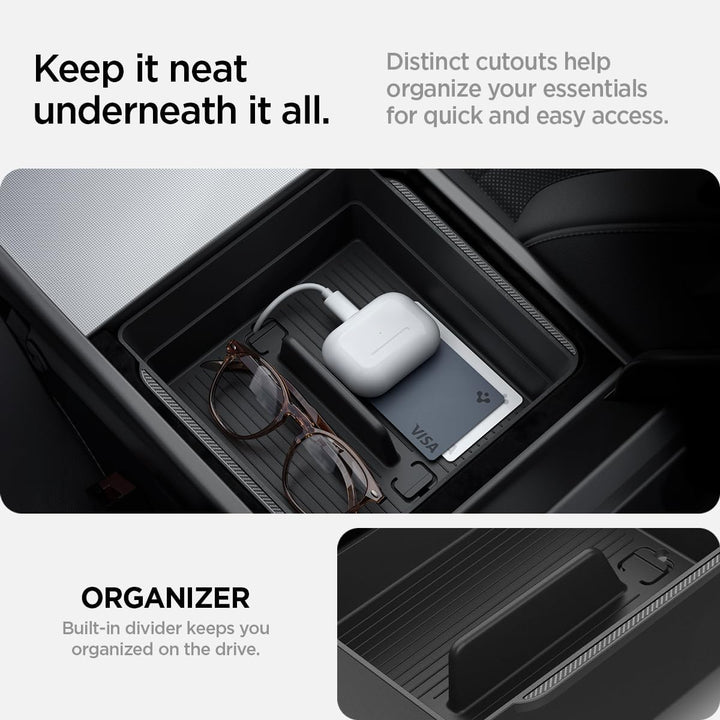Spigen Tesla Model Y Juniper 2025 2026 Model 3 Highland 2024 2025 Armlehnen Konsole Organizer Entwor