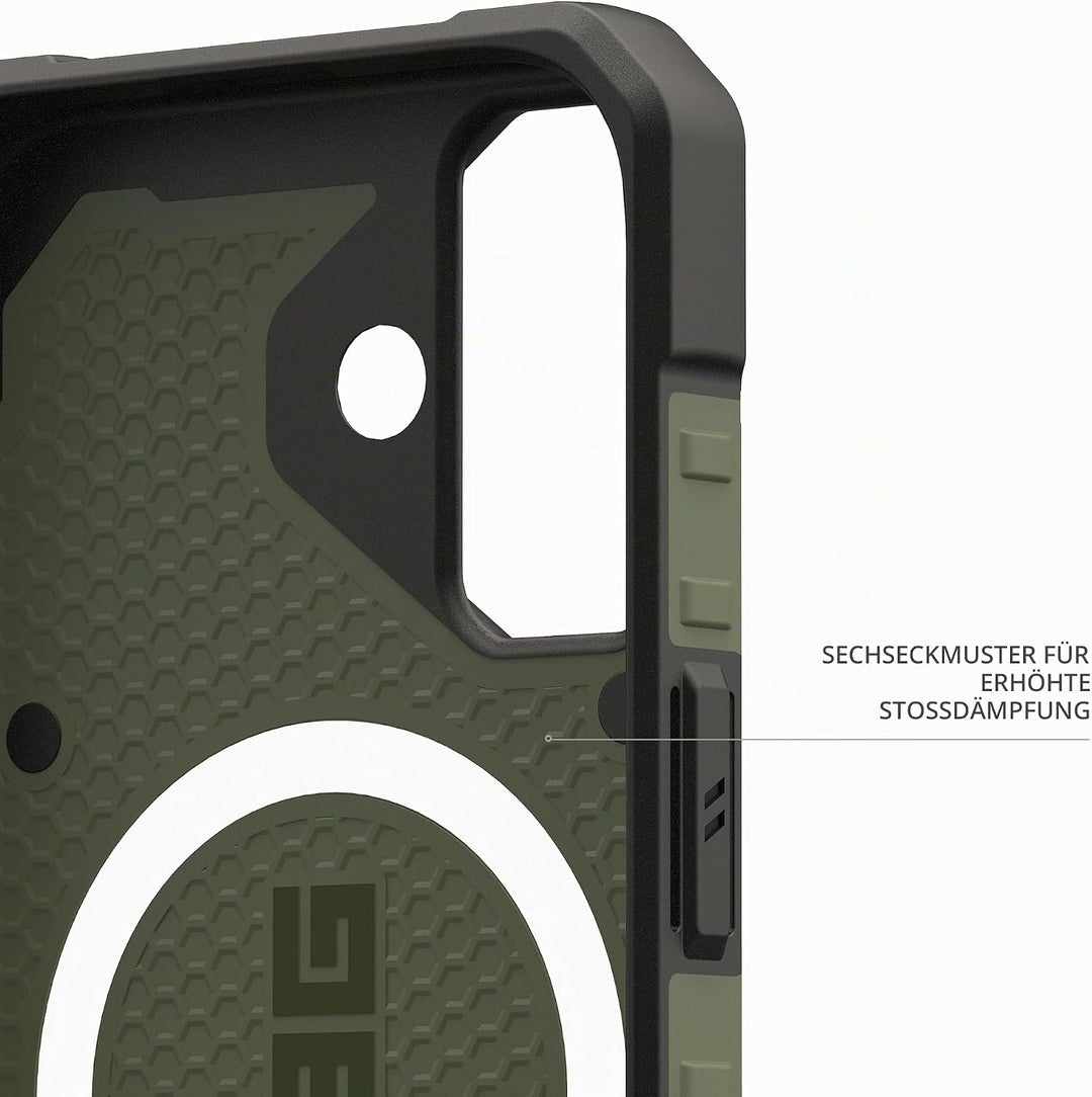 URBAN ARMOR GEAR Pathfinder MS Hülle kompatibel mit Apple iPhone 17 Case (Wireless Charging/Magnetis