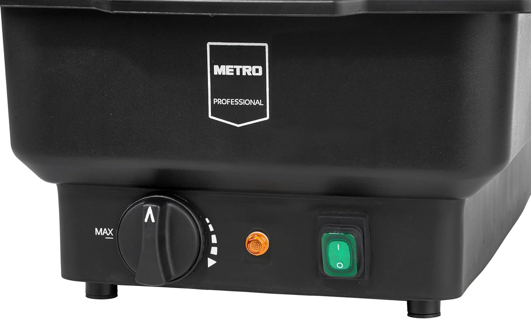 METRO Professional Chafing Dish GCD1009, Kunststoff/Edelstahl, 34.7 x 58 x 25.4 cm, 900 W, 2.8 L, Te