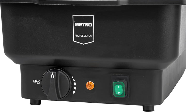METRO Professional Chafing Dish GCD1009, Kunststoff/Edelstahl, 34.7 x 58 x 25.4 cm, 900 W, 2.8 L, Te
