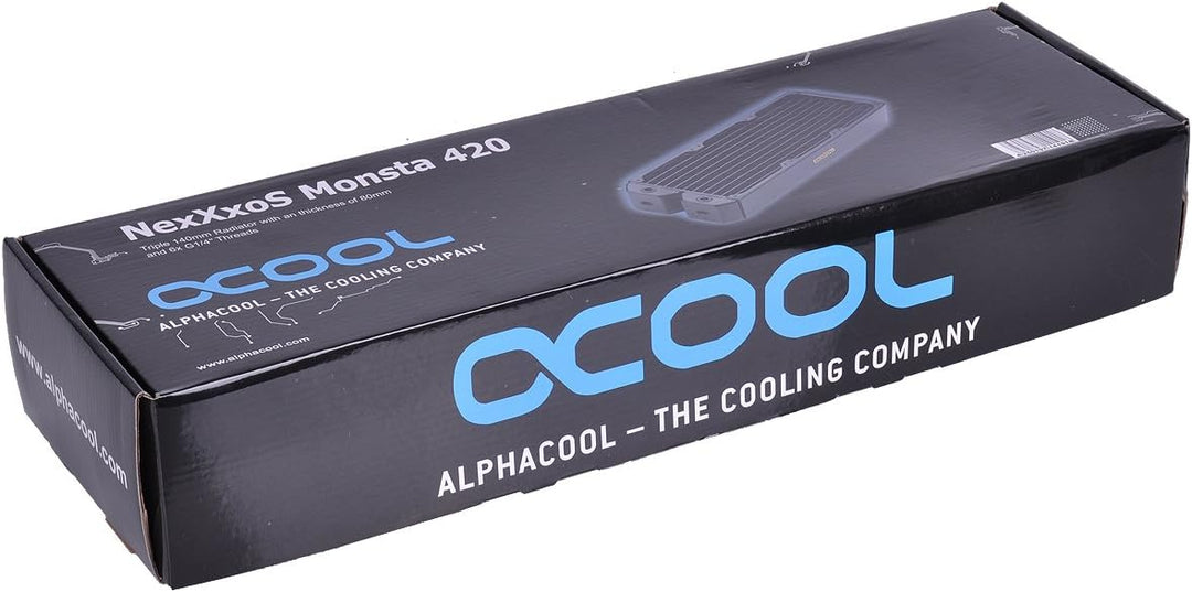 Alphacool 14191 NexXxoS Monsta Radiator - CPU Wasserkühlung - 420mm, Kupfer / Schwarz