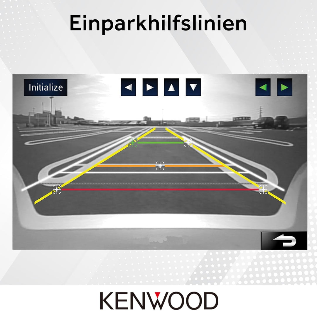Kenwood CMOS-230 Rückfahrkamera mit CMOS-Technologie schwarz