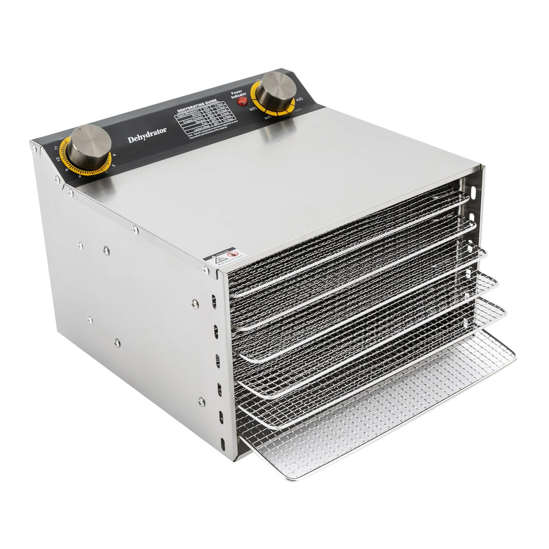 6-Trays Lebensmittel-Trocknungsmaschine aus Edelstahl, Lebensmittel-Trocknungsmaschine für den Hausg