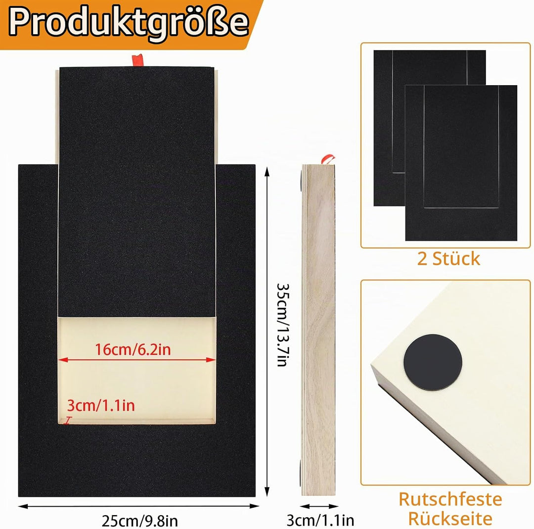 Krallenschleifer für Hunde mit Snack-Box,Hunde Krallenschleifer mit 2 Ersatzblättern Schleifpapier,K