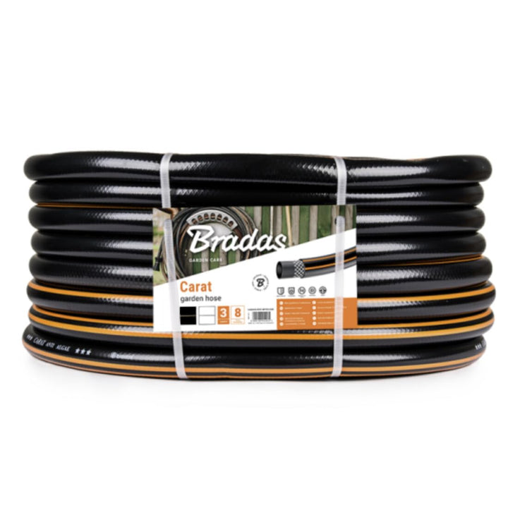 Bradas WFC11/425 Gartenschlauch/Wasserschlauch 25 m, 1¼ Zoll Carat Line, schwarz, 30 x 30 x 40 cm