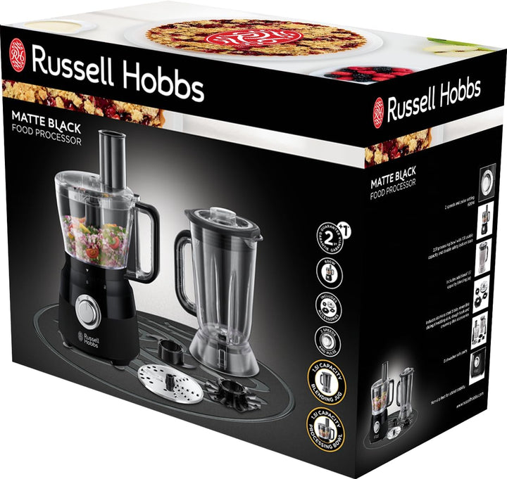 Russell Hobbs Küchenmaschine Multi [Standmixer/Mixer/Zerkleinerer/Schneider/Raspeler/Rührer] Food Pr