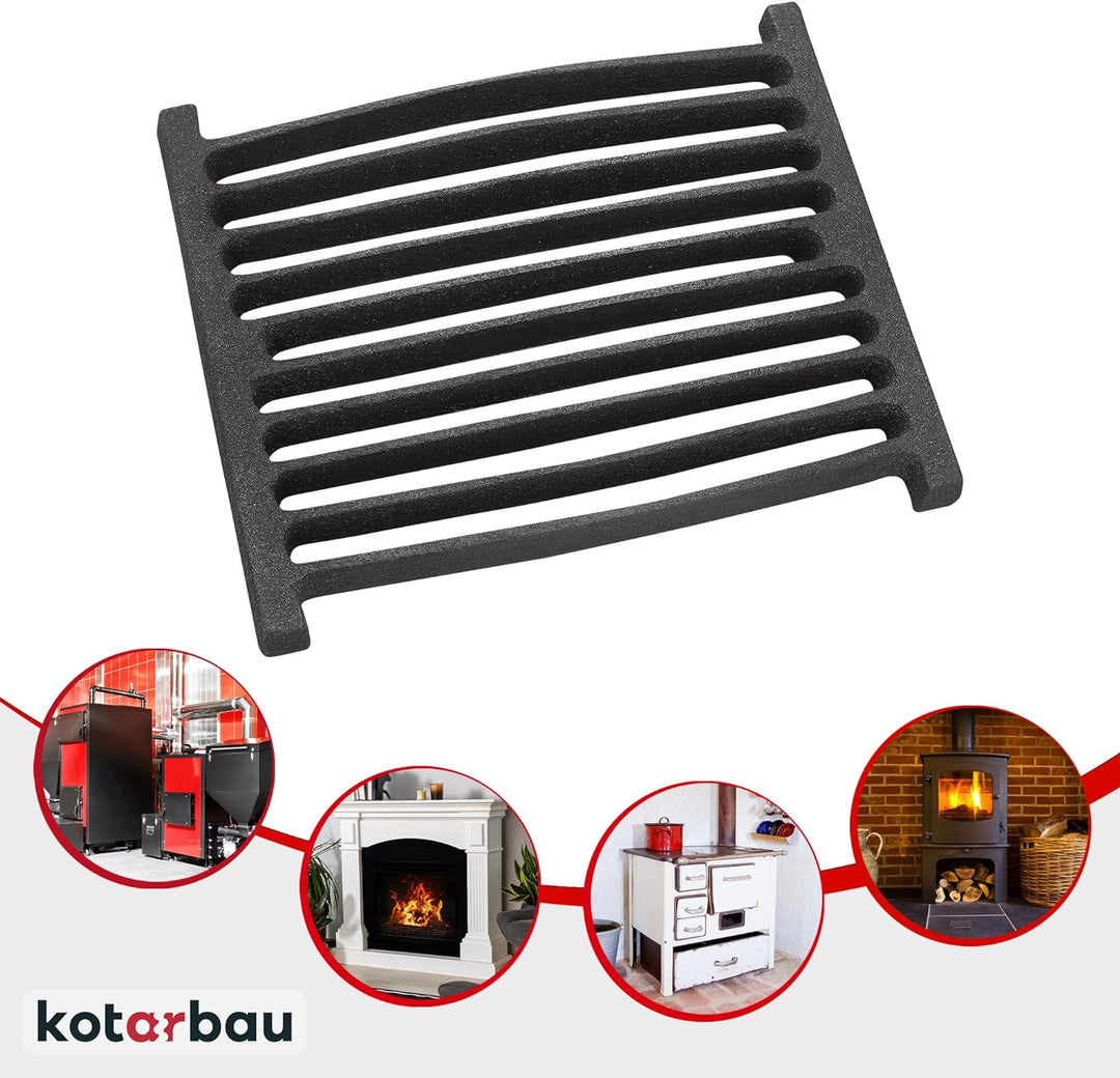 KOTARBAU Kaminrost 23 x 20 cm Kaminofen Ascherost Tafelrost Rost Ofengitter Kamin Ersatzteile Zubehö
